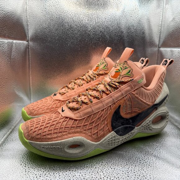 Size 11.5 Nike Cosmic Unity Apricot Orange Mens Basketball Shoes DA6725-800 - Picture 6 of 10